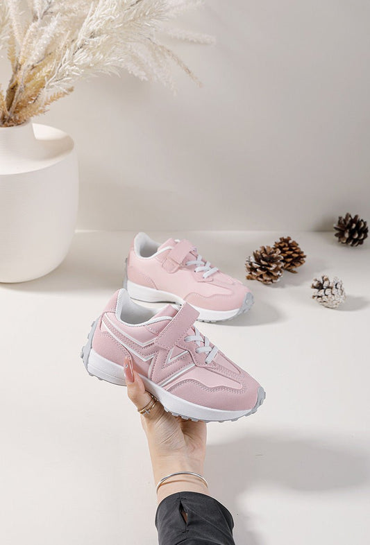 Baskets enfant noires – Chaussures de sport légères et confortables à scratch - MiniWalks