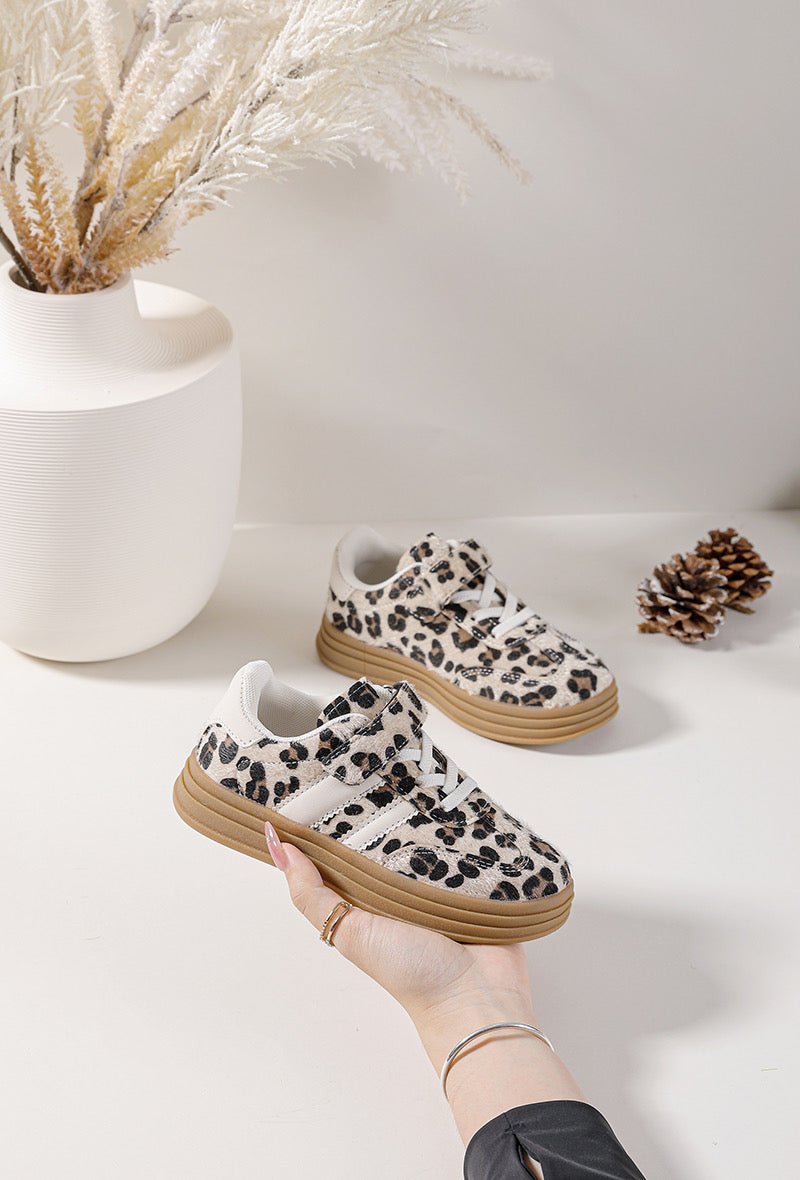 Baskets enfant motif léopard – Pratiques, confortables et pleines de style - MiniWalks
