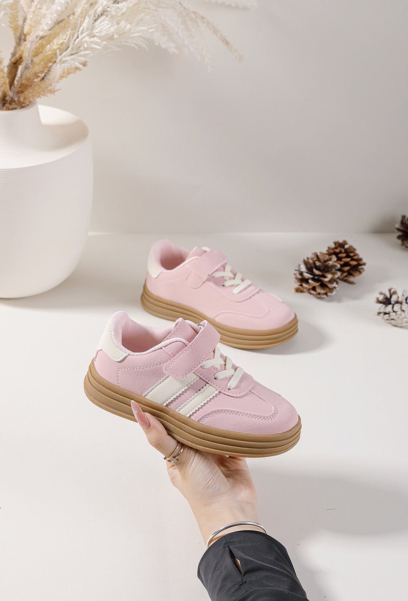 Baskets enfant roses – Douces, pratiques et ultra - confortables - MiniWalks