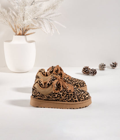 Boots enfant fourrées motif léopard – Chaudes, fun et stylées ! - MiniWalks