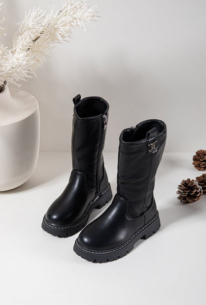 Bottes enfant noires – Chic, robustes et parfaites pour l’hiver - MiniWalks