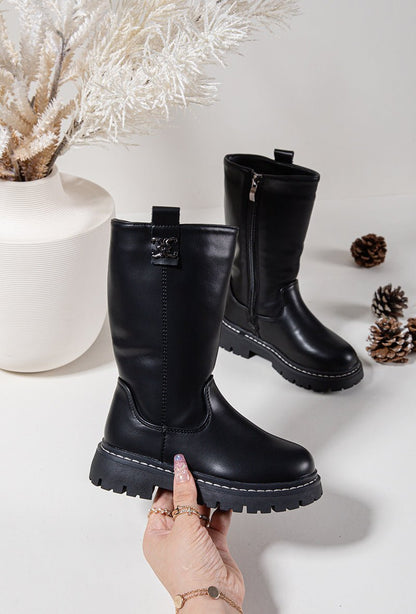 Bottes enfant noires – Chic, robustes et parfaites pour l’hiver - MiniWalks