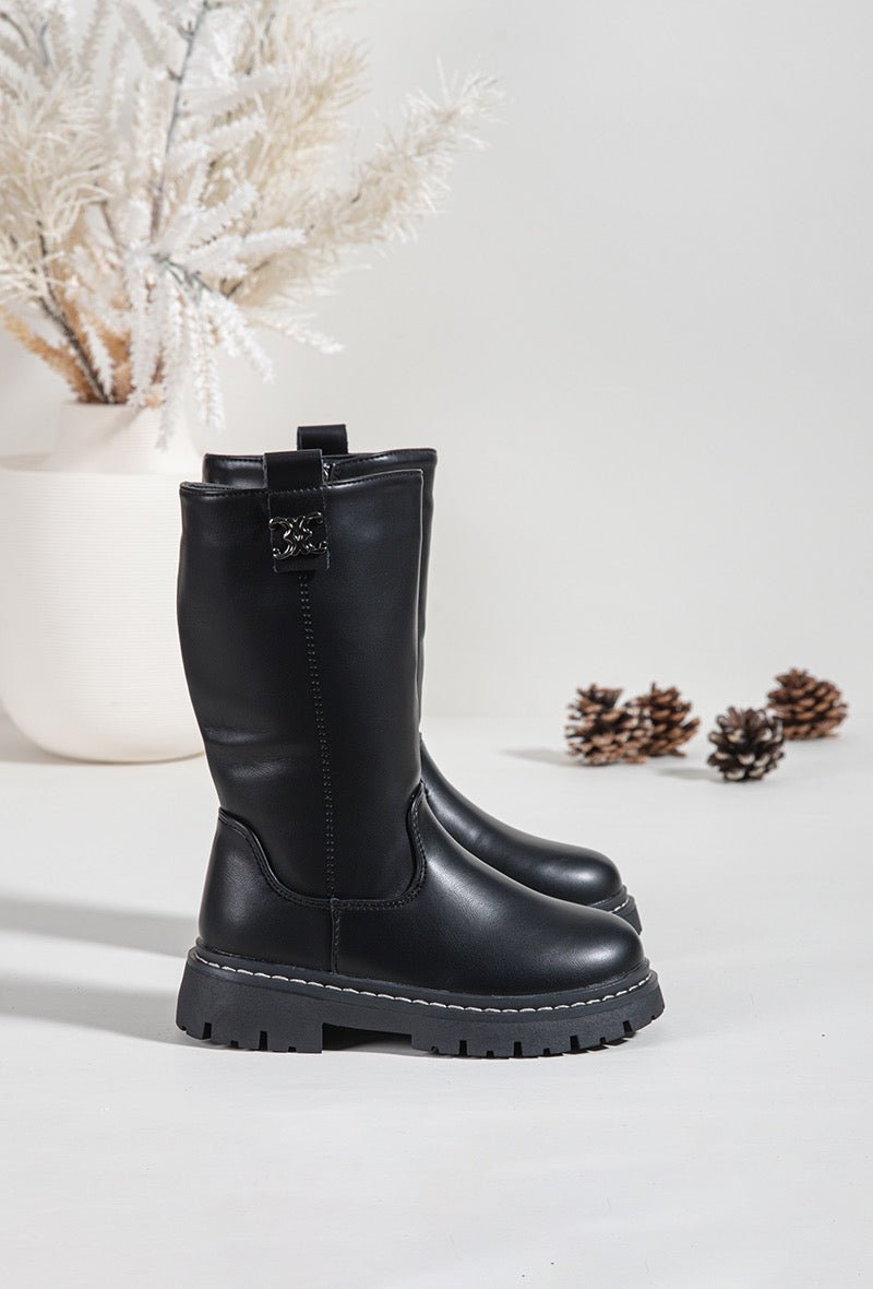 Bottes enfant noires – Chic, robustes et parfaites pour l’hiver - MiniWalks
