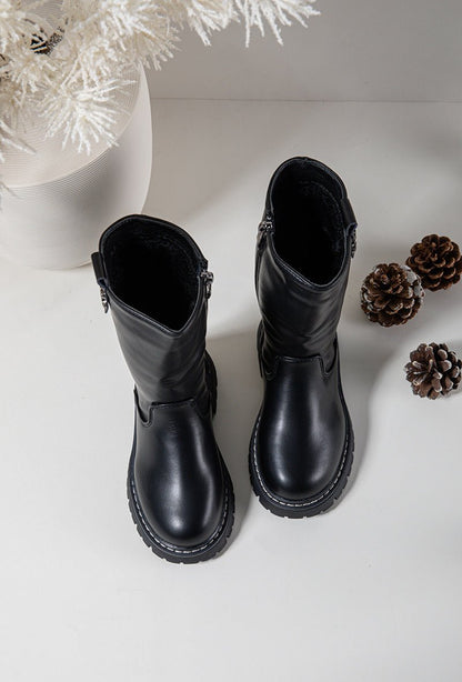 Bottes enfant noires – Chic, robustes et parfaites pour l’hiver - MiniWalks